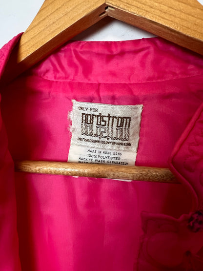 Nordstrom Hot Pink Quilted Robe - One Size