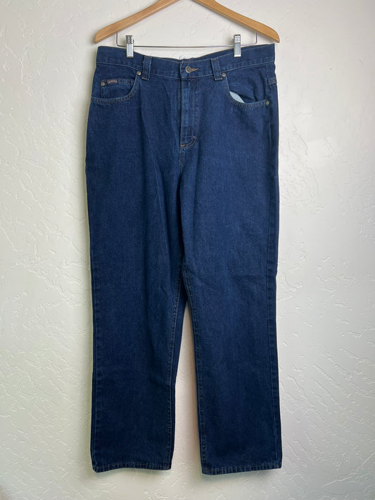 Buckle-Back Western Jeans - Maker Unknown