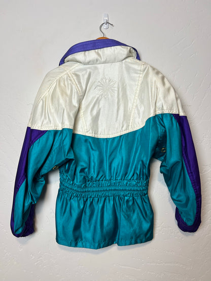 Descente Purple & Teal Ski Jacket - Made in Japan - Women's Size 36