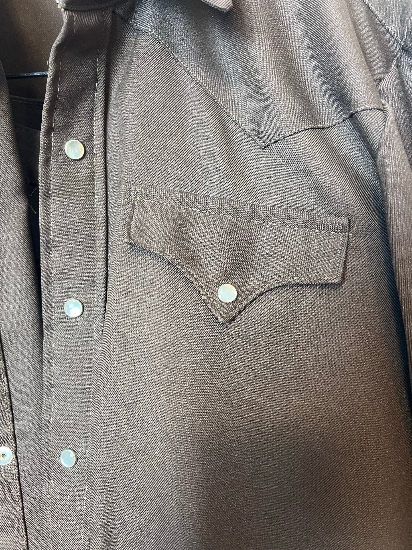 H Bar C California Ranchwear Brown Western Suit - Size 16½ - 33