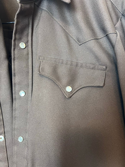 H Bar C California Ranchwear Brown Western Suit - Size 16½ - 33