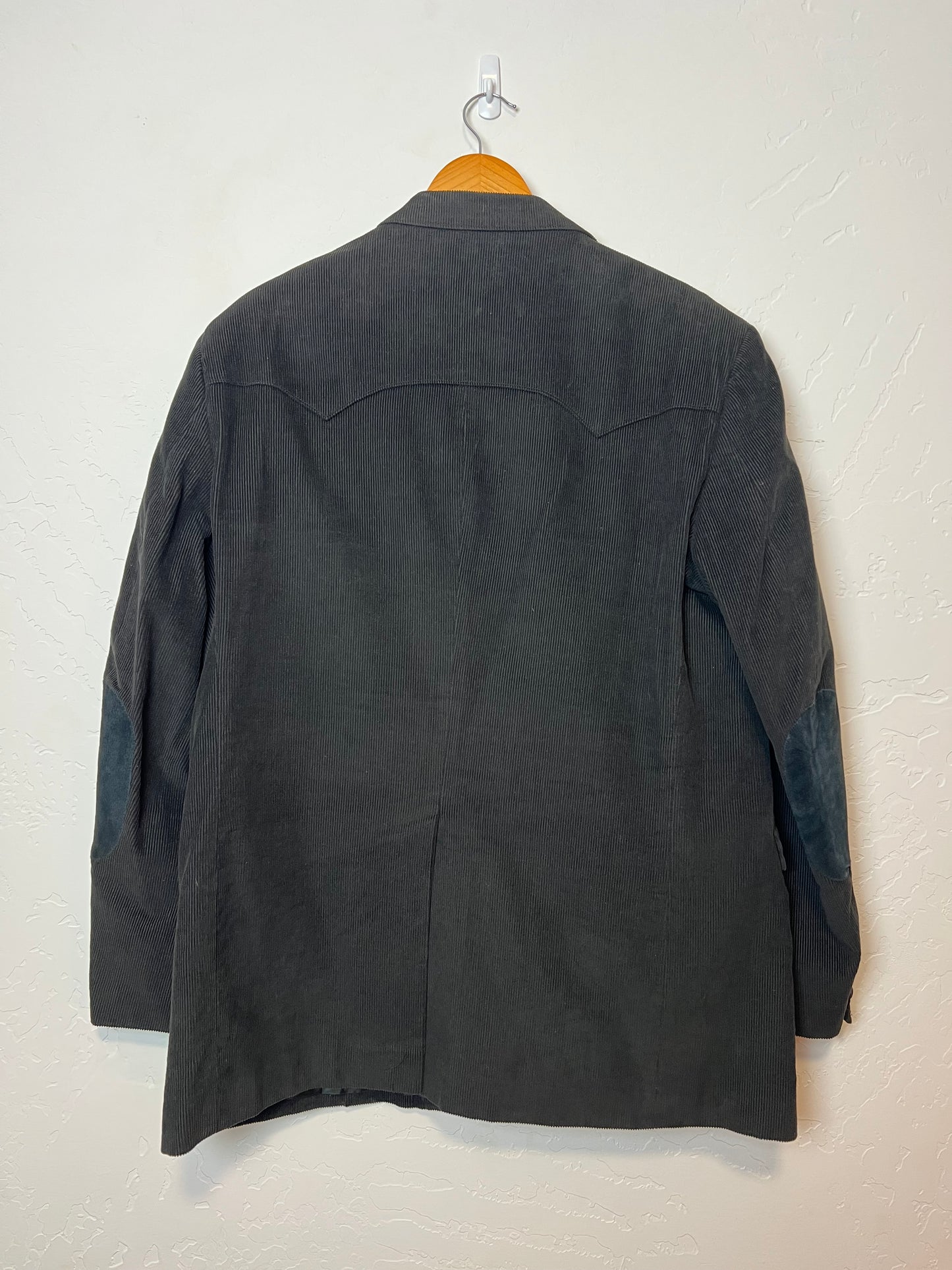 Circle S Black Corduroy Western Blazer - Size 50L