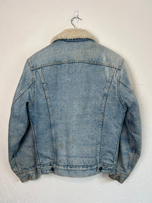 Levi's Sherpa-Lined Denim Trucker Jacket - Size 36