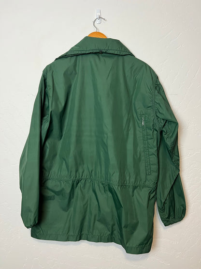 Sportcaster Hunter Green Nylon Windbreaker - Size L