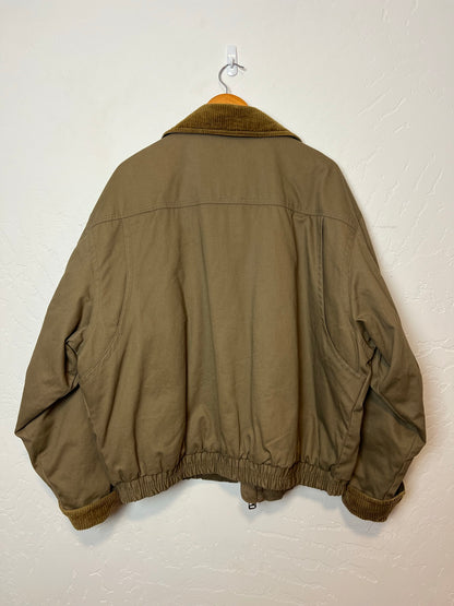 Pacific Trail Olive Field Jacket with Plaid Flannel Lining - Size XL