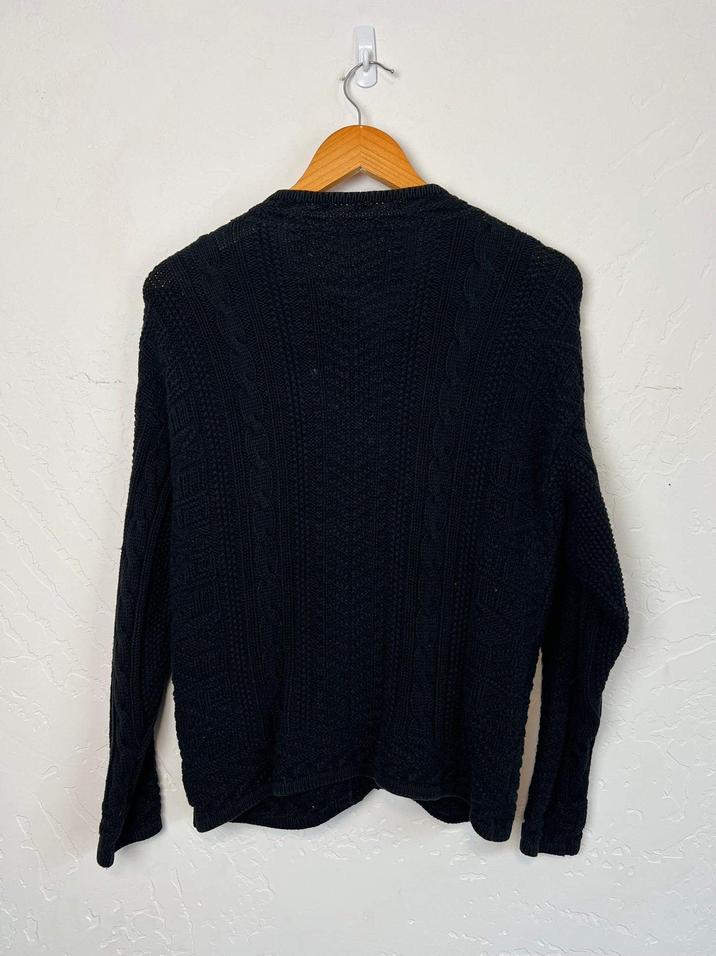 L.L. Bean Cable Knit Cotton Cardigan - Women's S