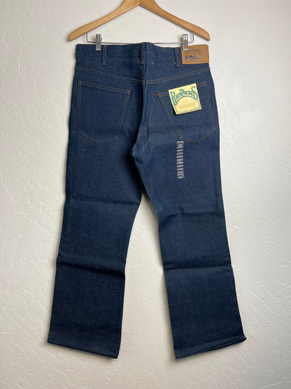 Plain Pockets Deadstock Bootcut Jeans - 36x30