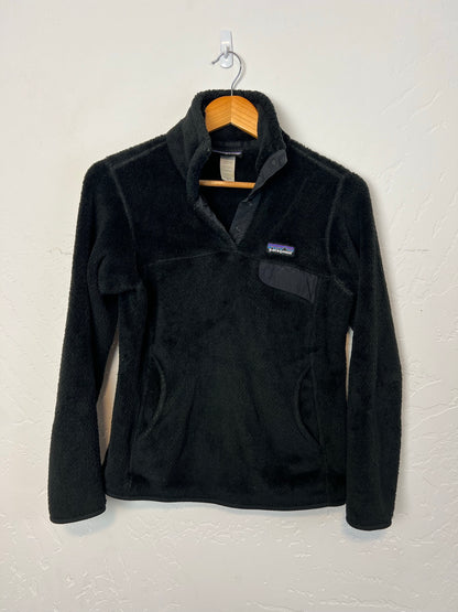 Patagonia Black Retro-X Deep Pile Fleece Pullover - Women's XS