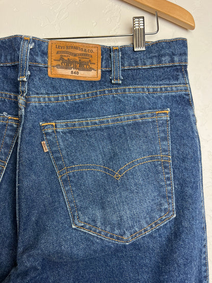 Levi's 540 Orange Tab Dark Wash Jeans - W33