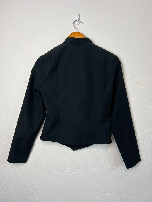 Salem USA Black Mandarin Collar Jacket - S/M