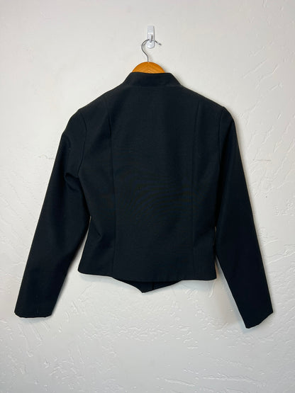 Salem USA Black Mandarin Collar Jacket - S/M