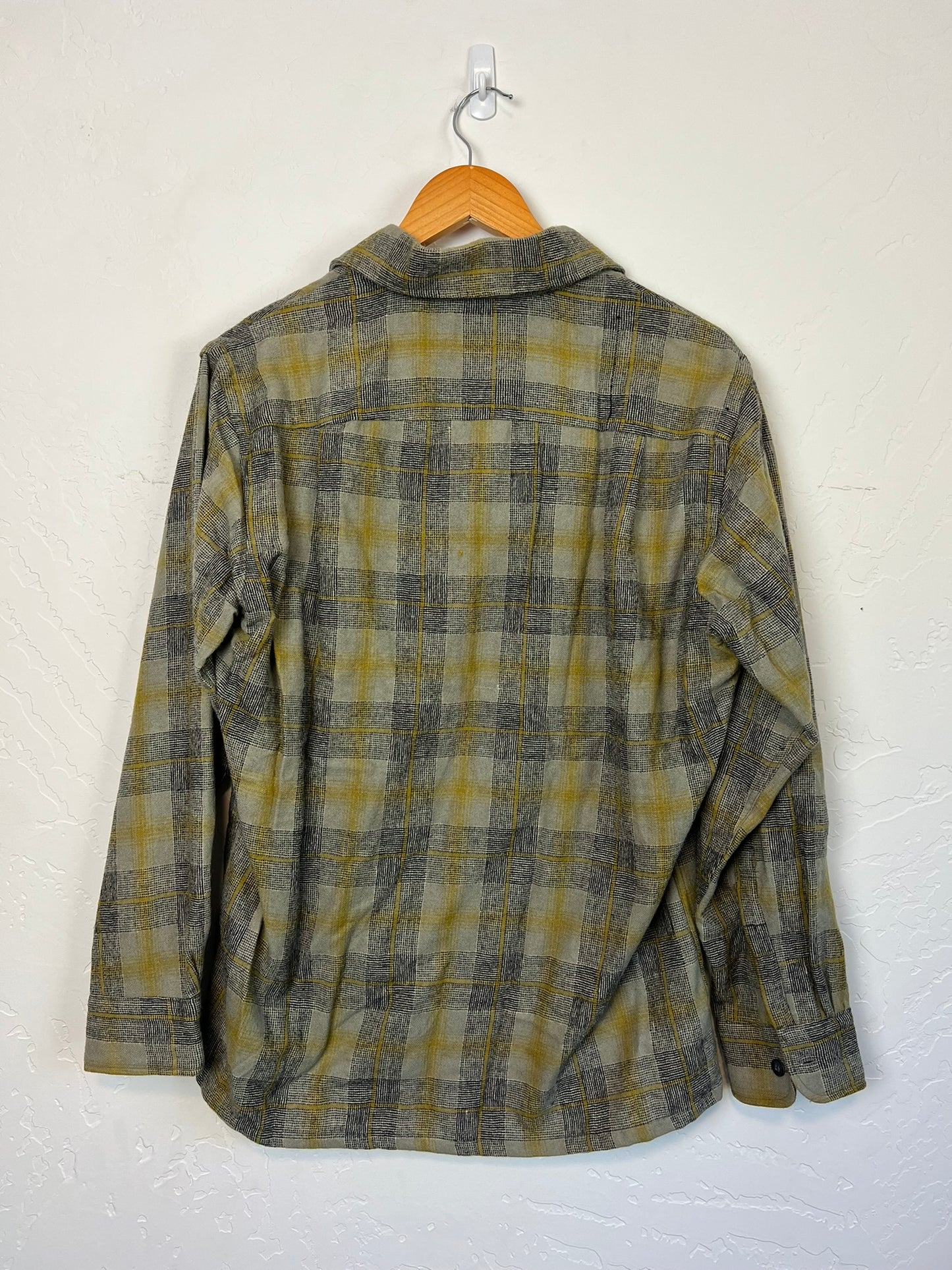 Towncraft Plus by Penneys Wool Plaid Board Shirt - M