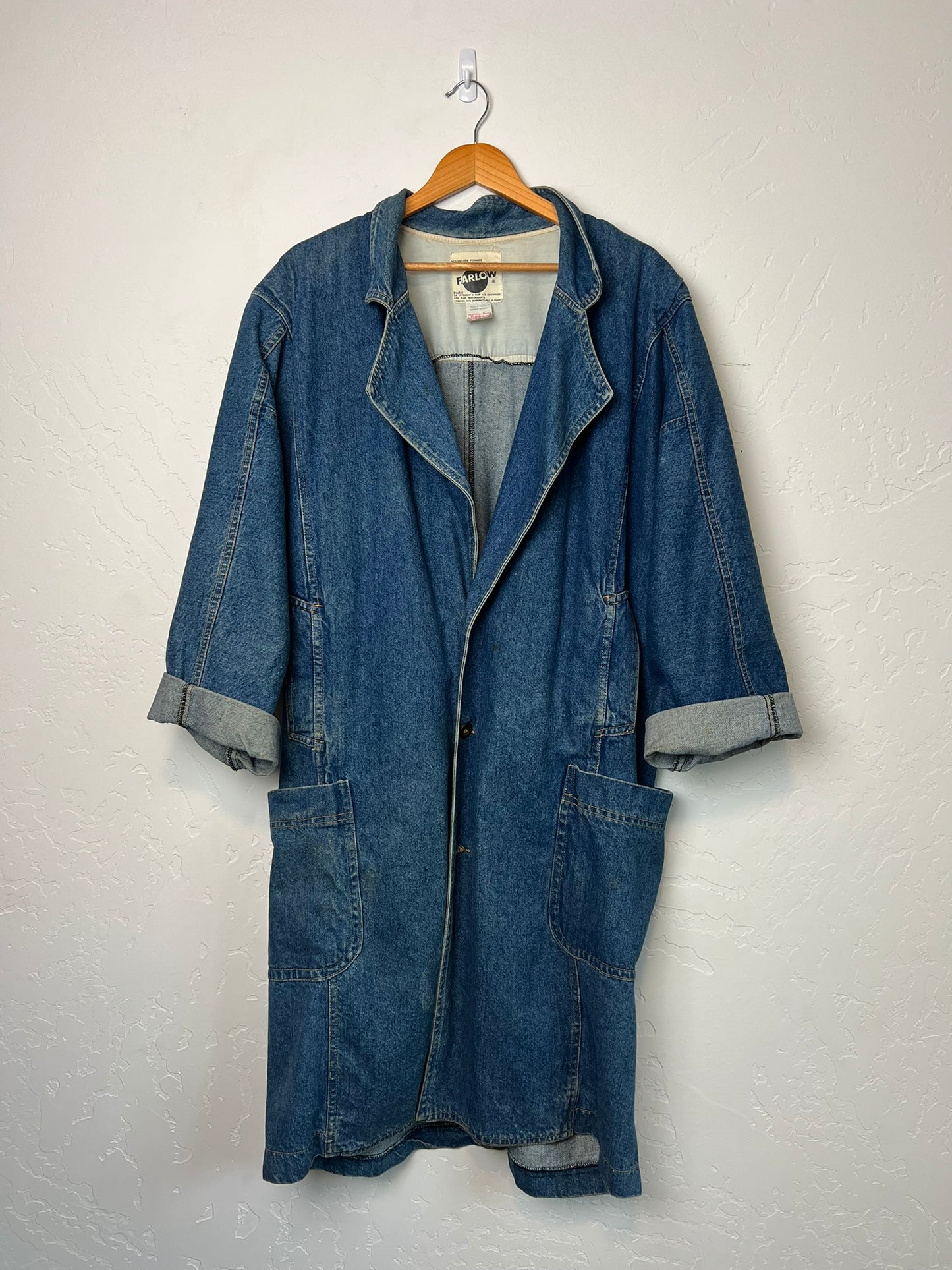 Farlow Paris Denim Duster Coat - 2