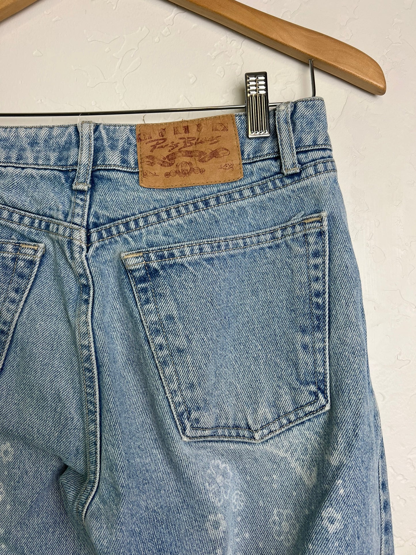 Y2K Butterfly Print Flared Jeans USA - S