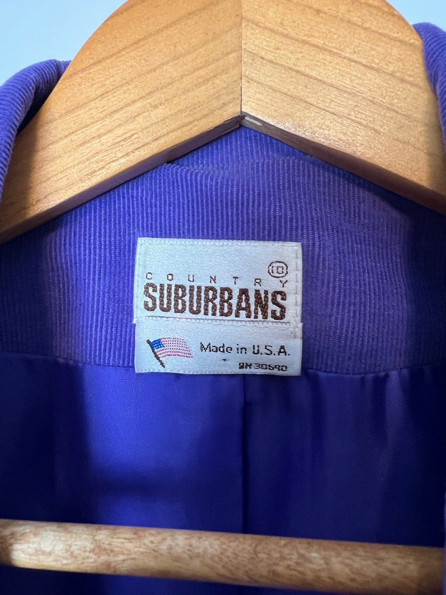 Country Suburbans Vibrant Purple Blazer - Size S