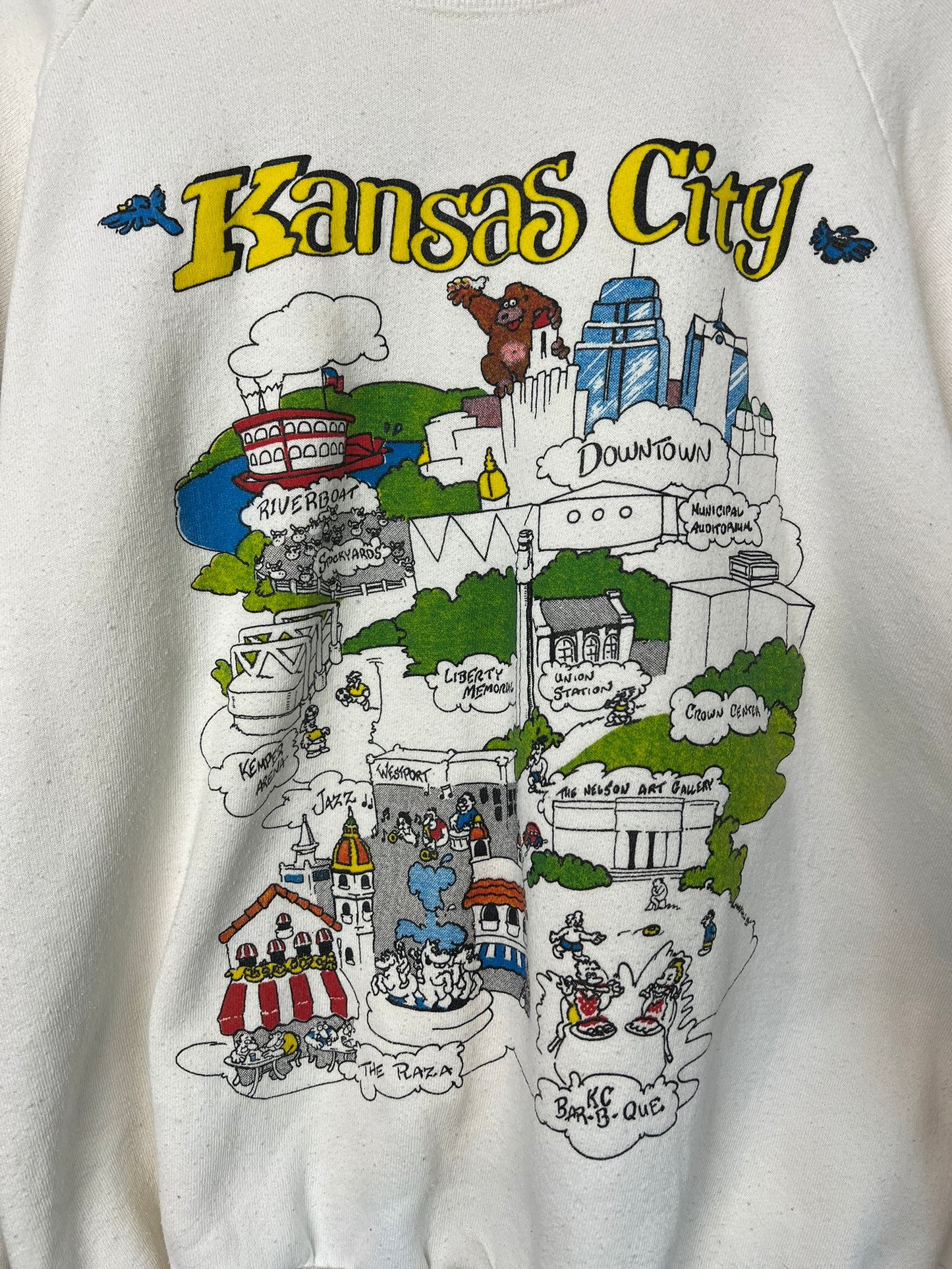 Kansas City Illustrated Map Crewneck - XL