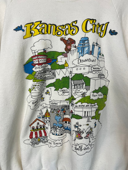 Kansas City Illustrated Map Crewneck - XL