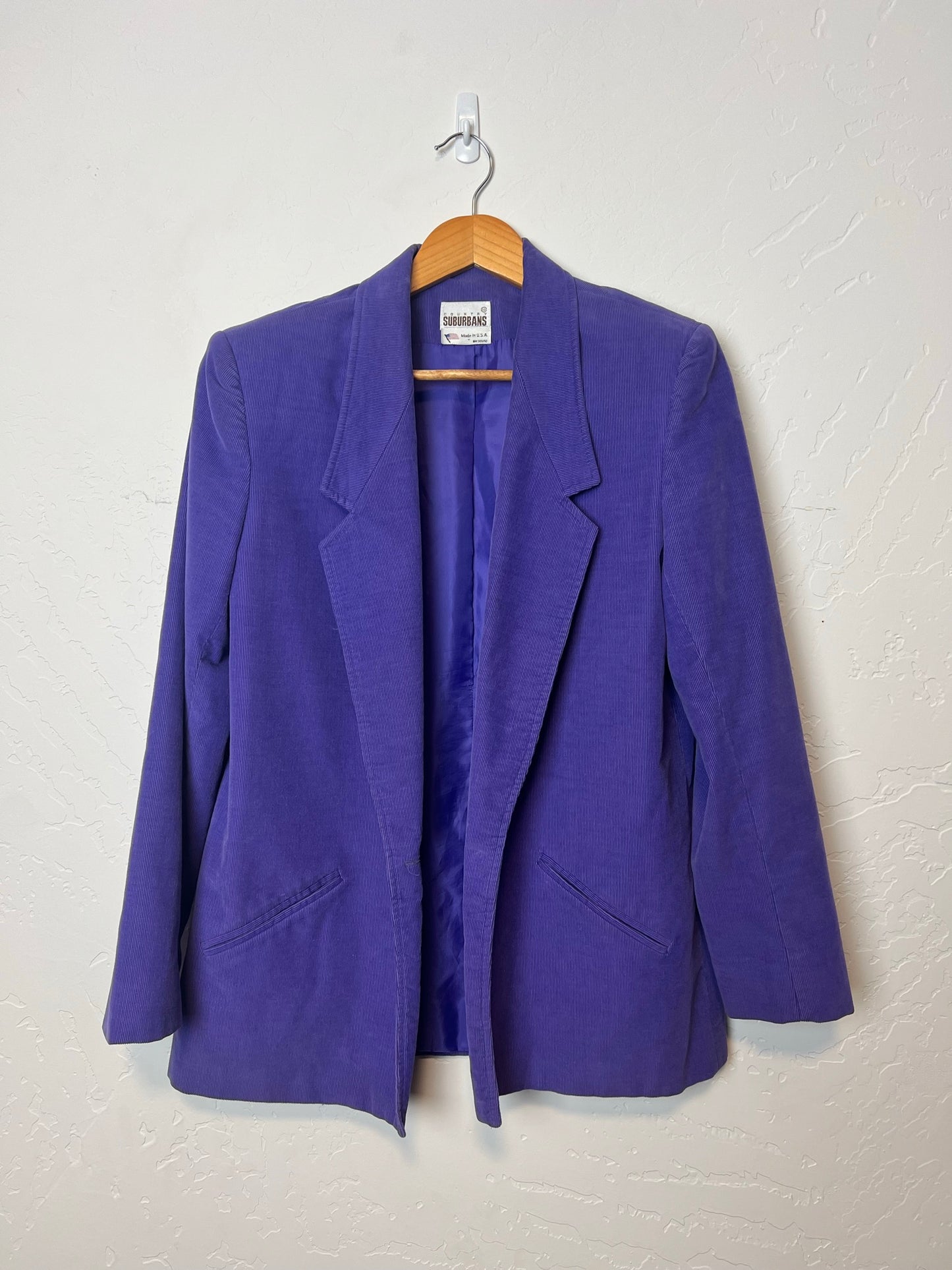 Country Suburbans Vibrant Purple Blazer - Size S