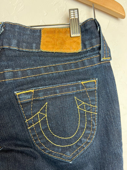 True Religion Bootcut Jeans Raw Hem - W25