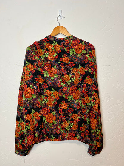 Laura & Jayne Collection Floral Paisley Blouse - XL