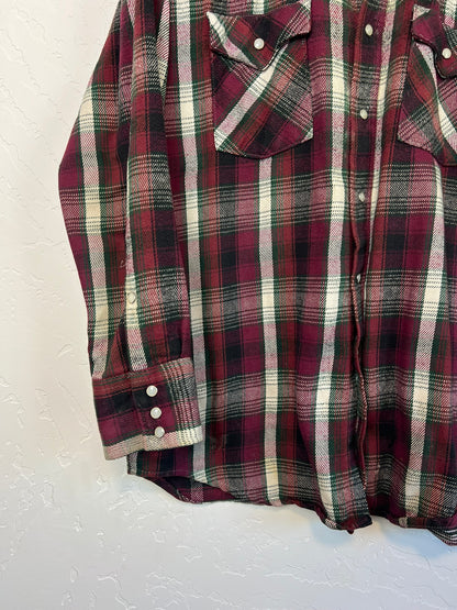 Saddle King Western Pearl Snap Shirt - XL