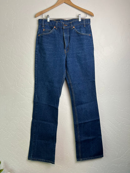 Levi's 517 Orange Tab Bootcut Jeans - 33x34