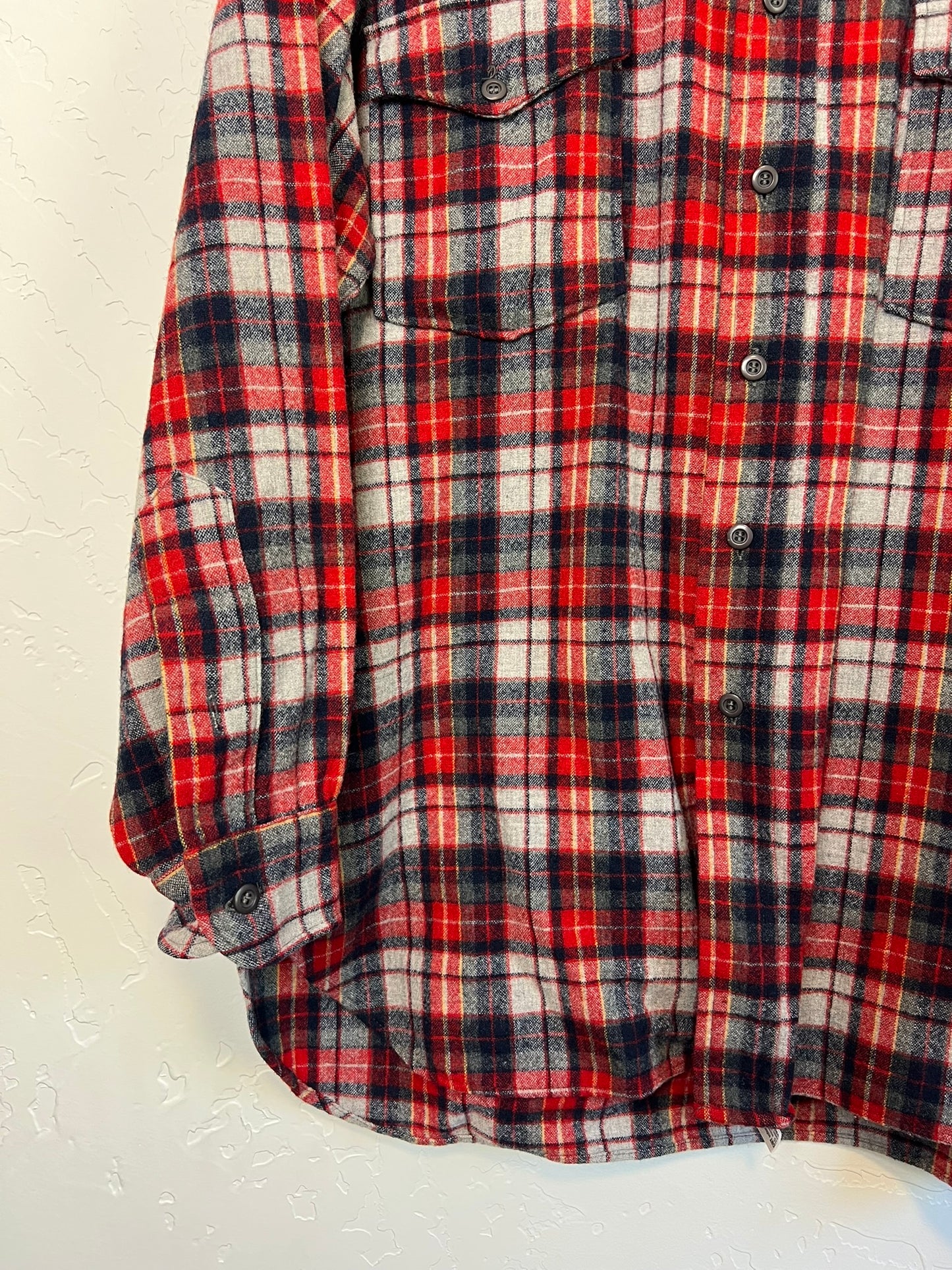 Pendleton Board Shirt Wool Flannel - 17.5 (XL)