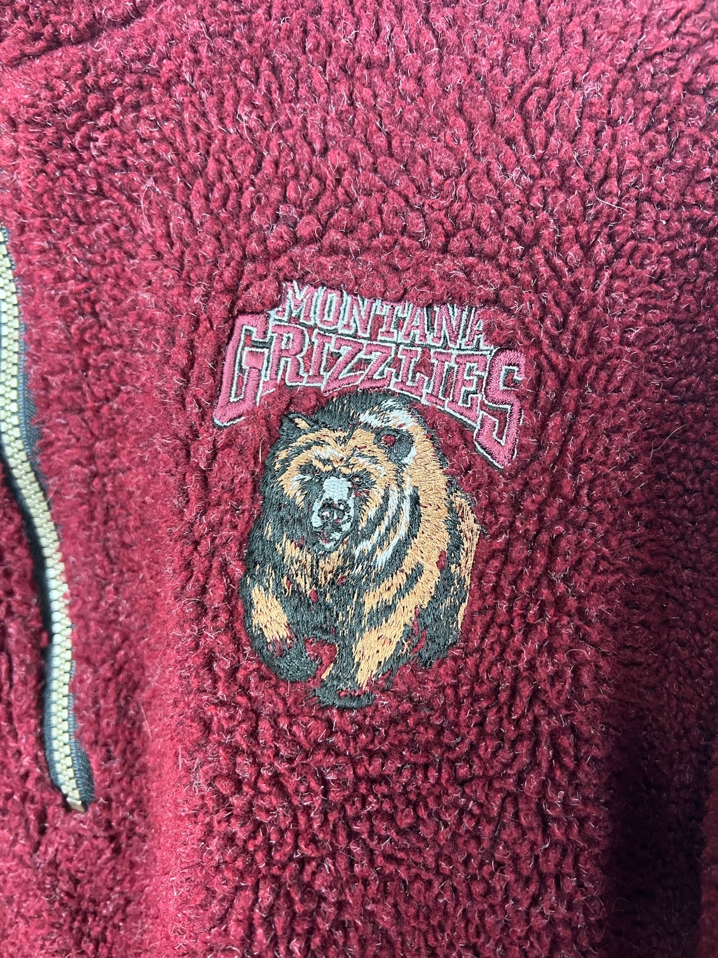 Bearwear Montana Grizzlies Sherpa Half-Zip - XL