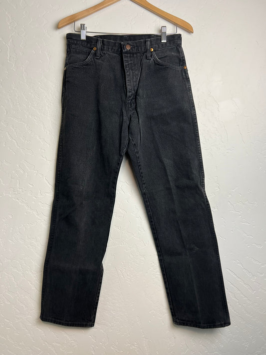 Wrangler 13MWZWK Cowboy Cut Black Jeans - 32x32