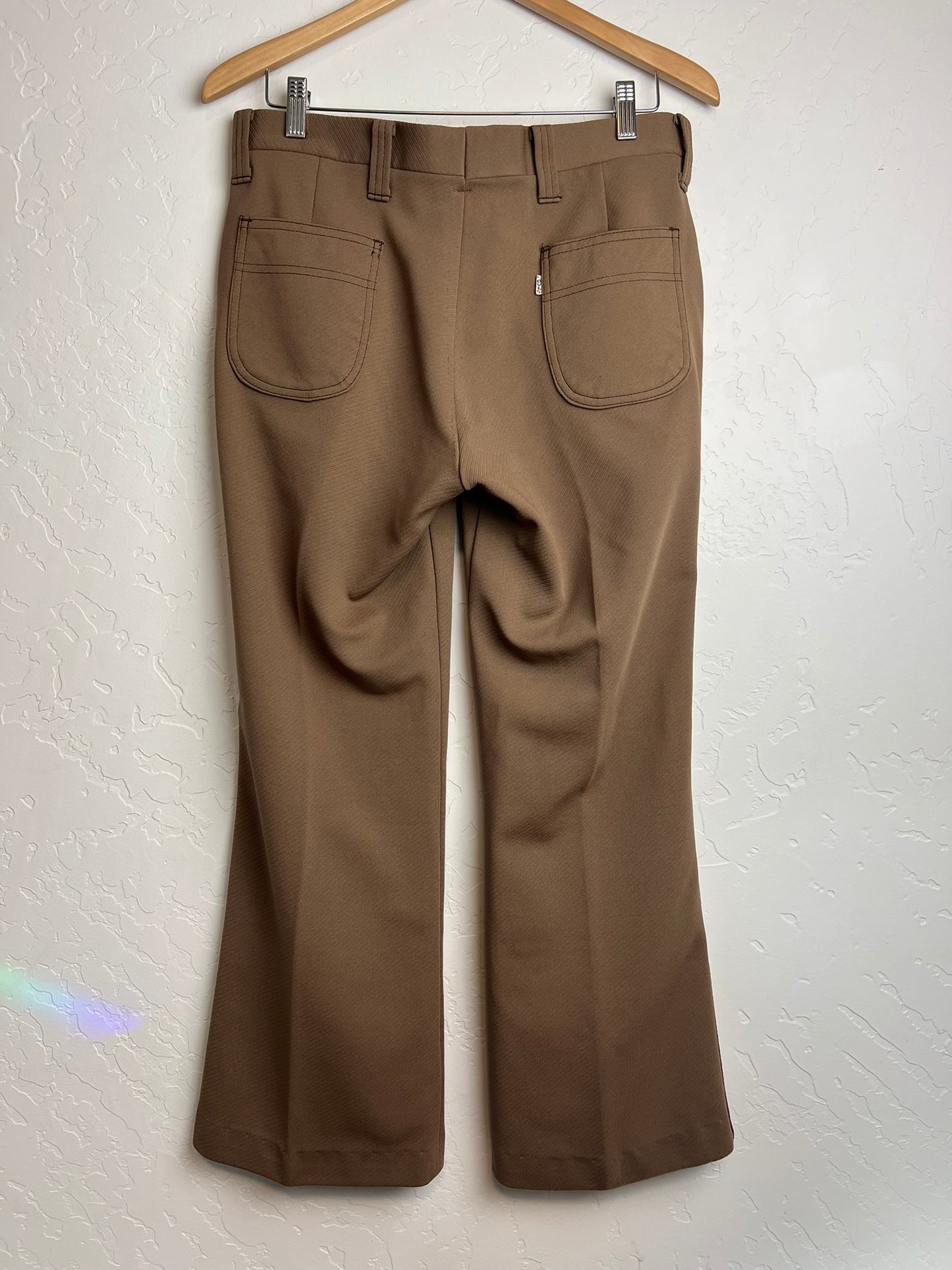 Levi's Panatela Camel Flared Trousers - 34