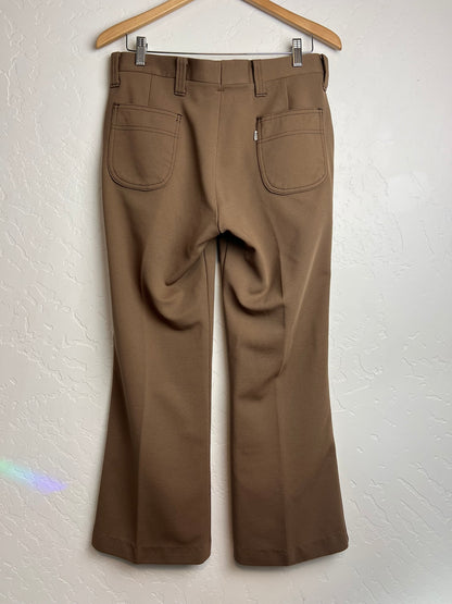 Levi's Panatela Camel Flared Trousers - 34