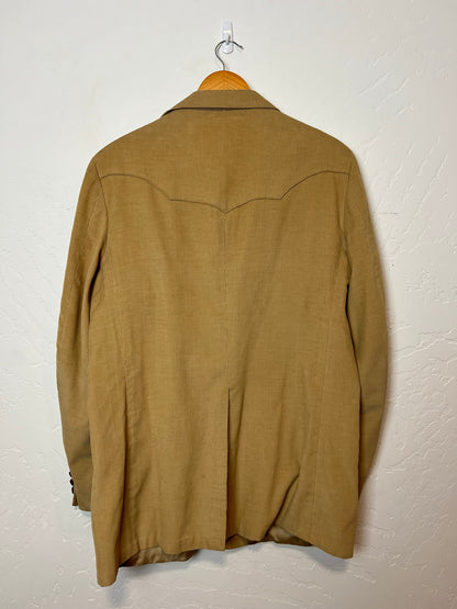 H Bar C California Ranchwear Tan Western Blazer - Size 44