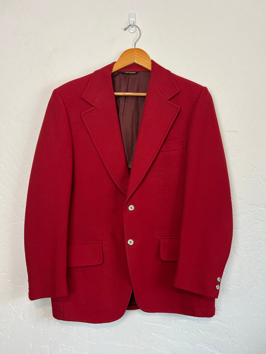 Munsingwear Forge LTD Red Double Knit Blazer - Size 42
