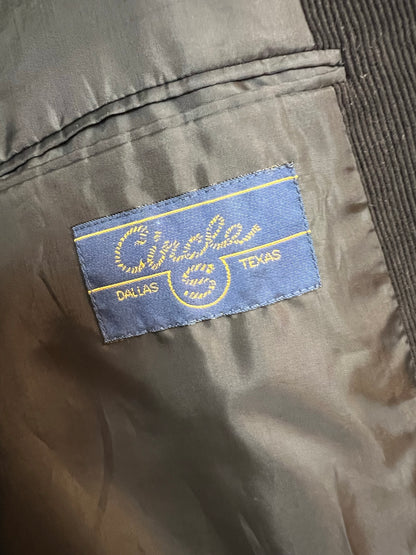 Circle S Black Corduroy Western Blazer - Size 50L