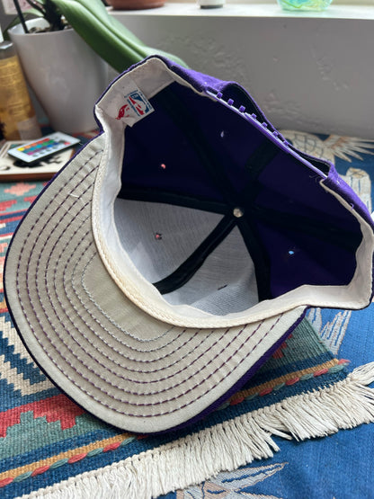 Utah Jazz Purple Snapback Cap - Vintage NBA