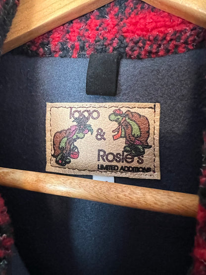 Topo & Rosie's Buffalo Plaid Fleece Vest - L