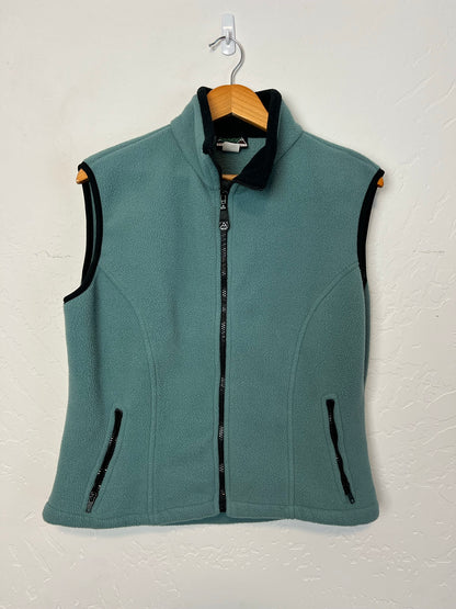 Avalanche Performance Teal Fleece Vest - Size L