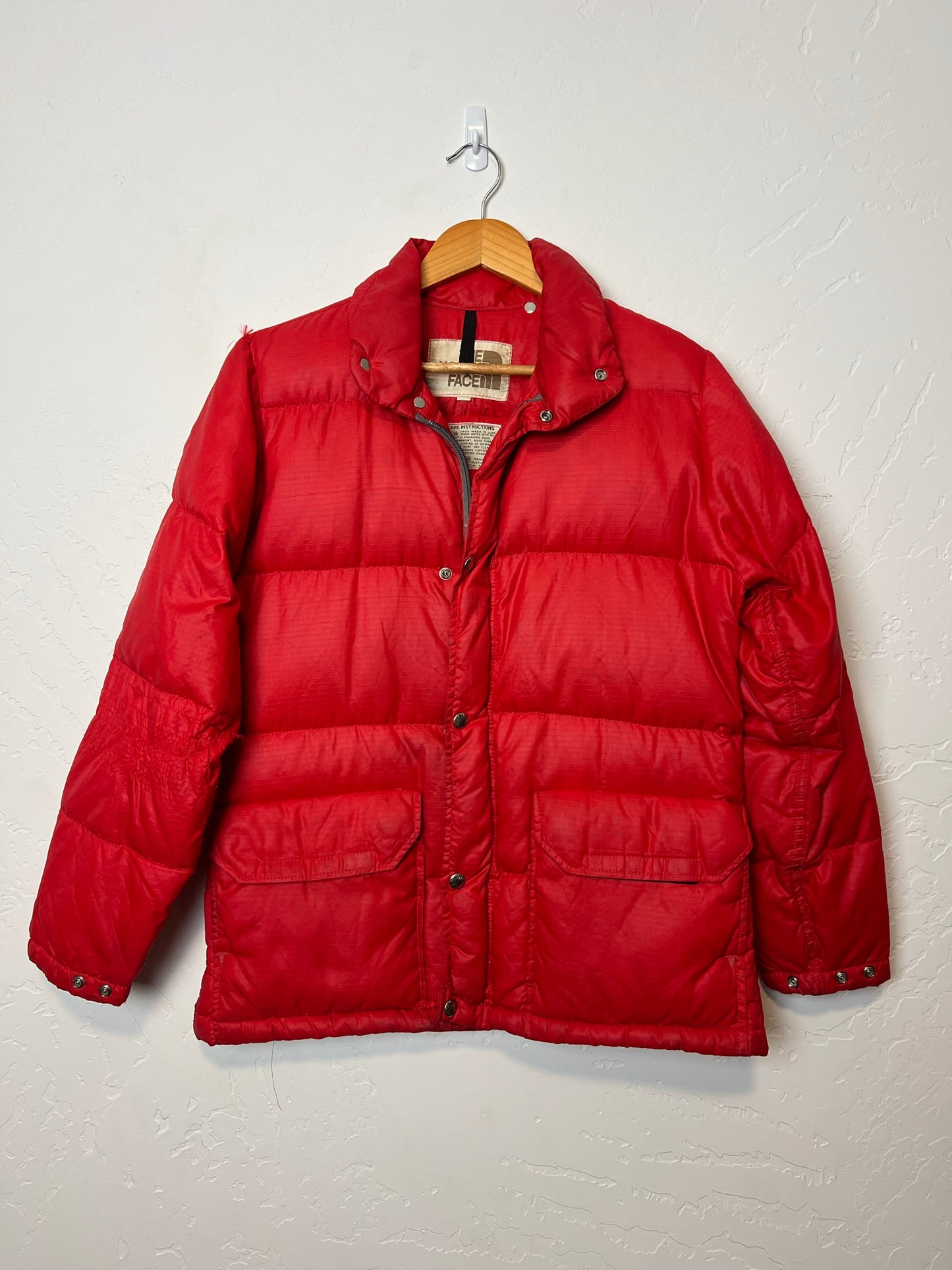 The North Face Red Down Puffer Jacket - Size XXS