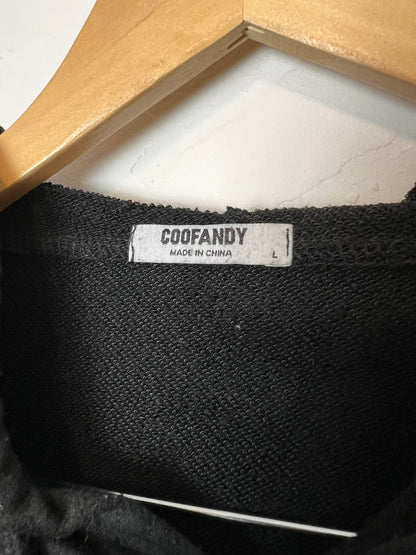 Coofandy Black Hoodie & Jogger Set - L