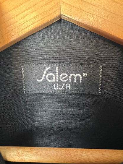 Salem USA Black Mandarin Collar Jacket - S/M