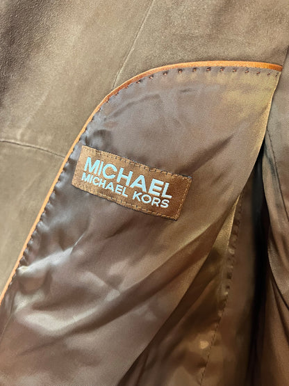 Michael Kors Cognac Suede Blazer - XL