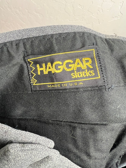Haggar Charcoal Slacks - 36