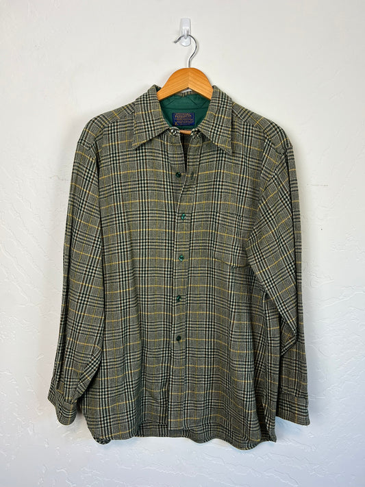 Pendleton Wool Shirt Glen Plaid - XL