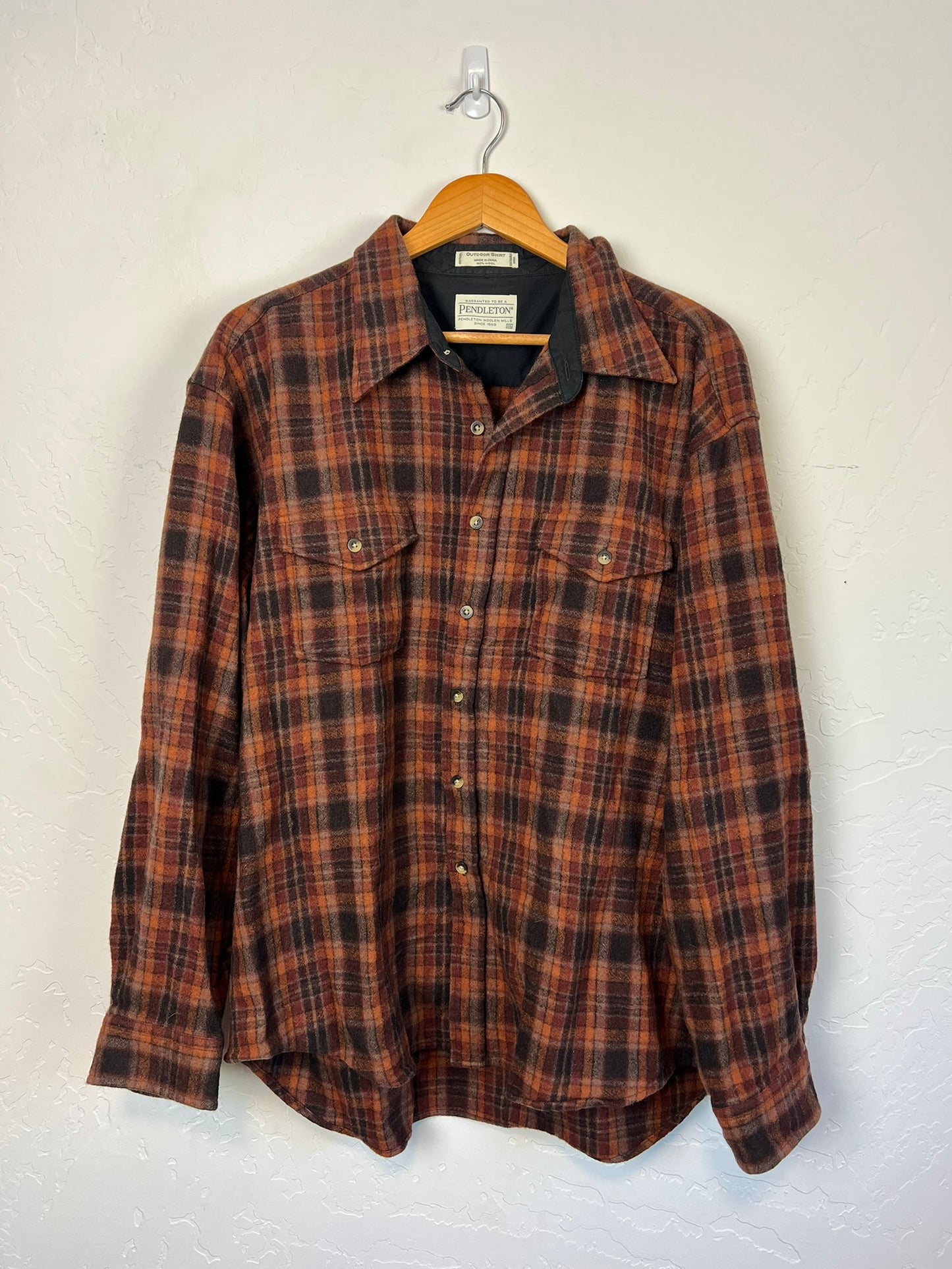 Pendleton Outdoor Shirt Washable Wool - XXL