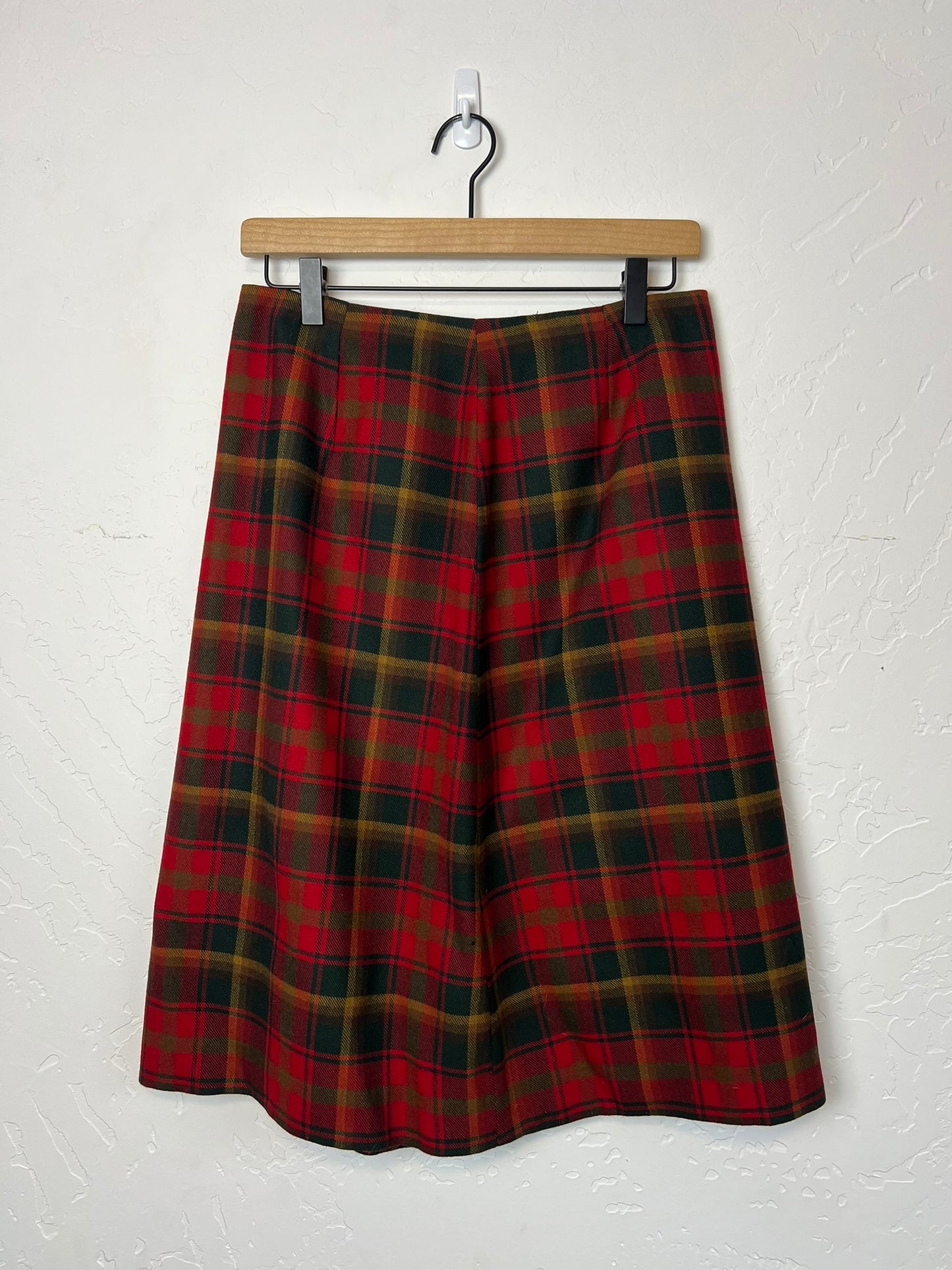 Vogue Paris Original Tartan Plaid Skirt Suit - M/L