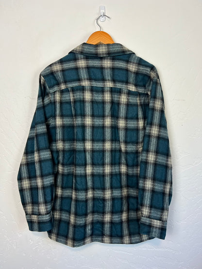 Towncraft Plus by Penneys Wool Plaid Board Shirt - M