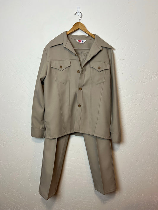 Levi's Tan Western Leisure Suit - Size L