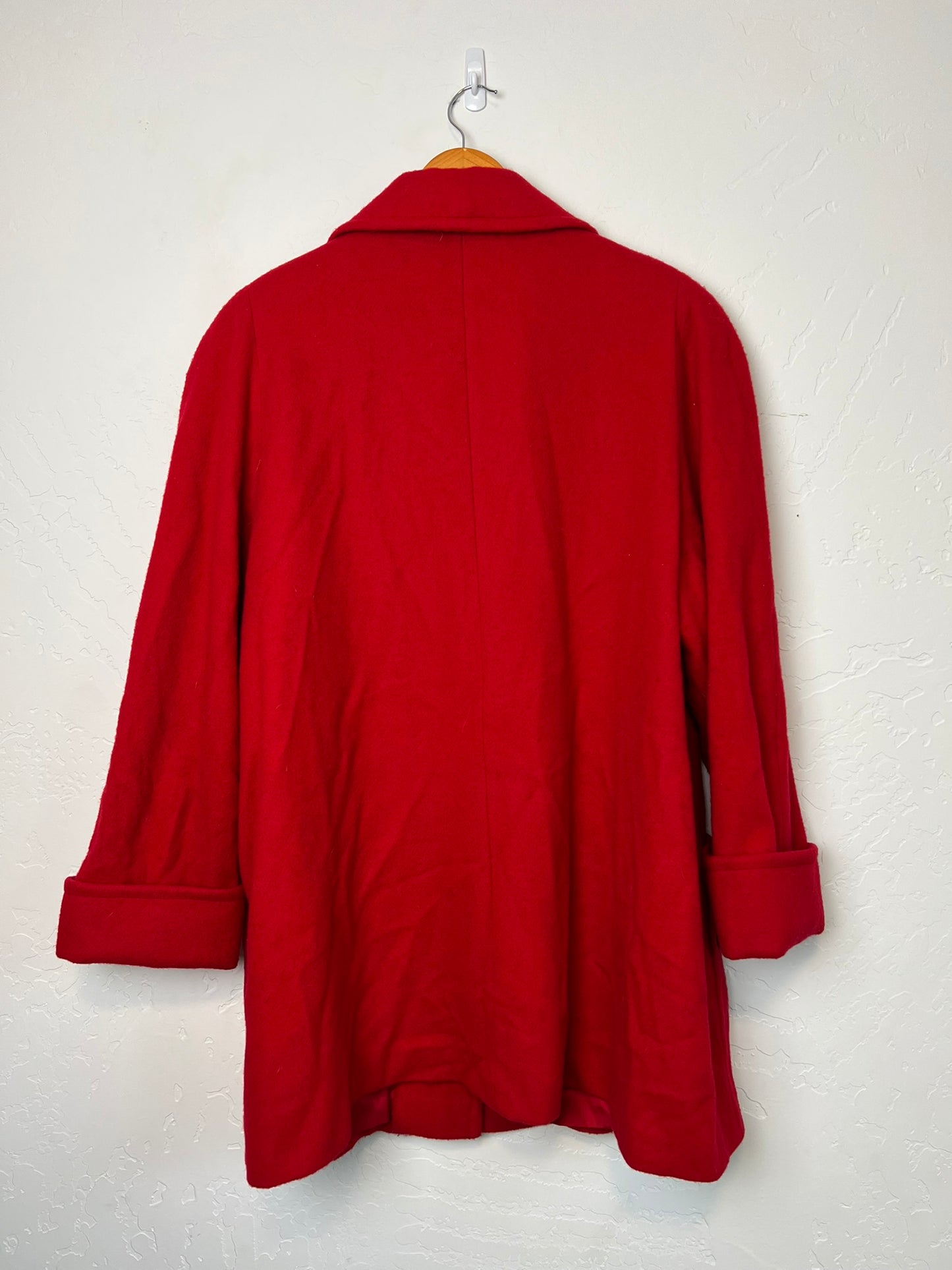 Orvis Red Wool Swing Coat - L