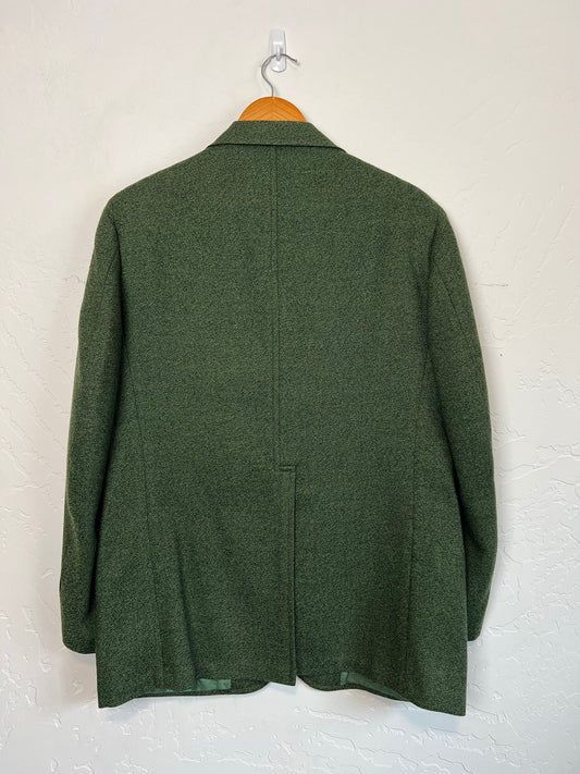 Merit Green Tweed Blazer - Size 42