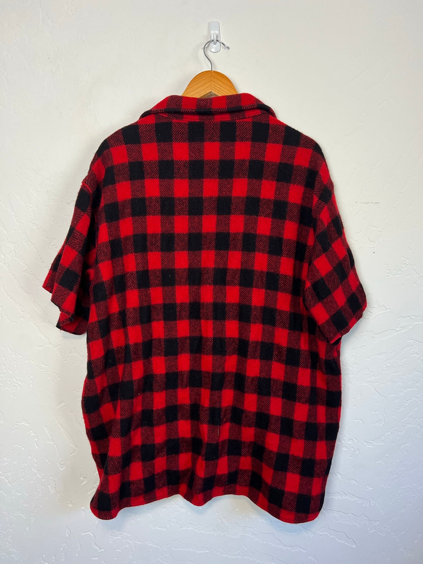 Woolrich Buffalo Check Red Flannel Shirt - Size L